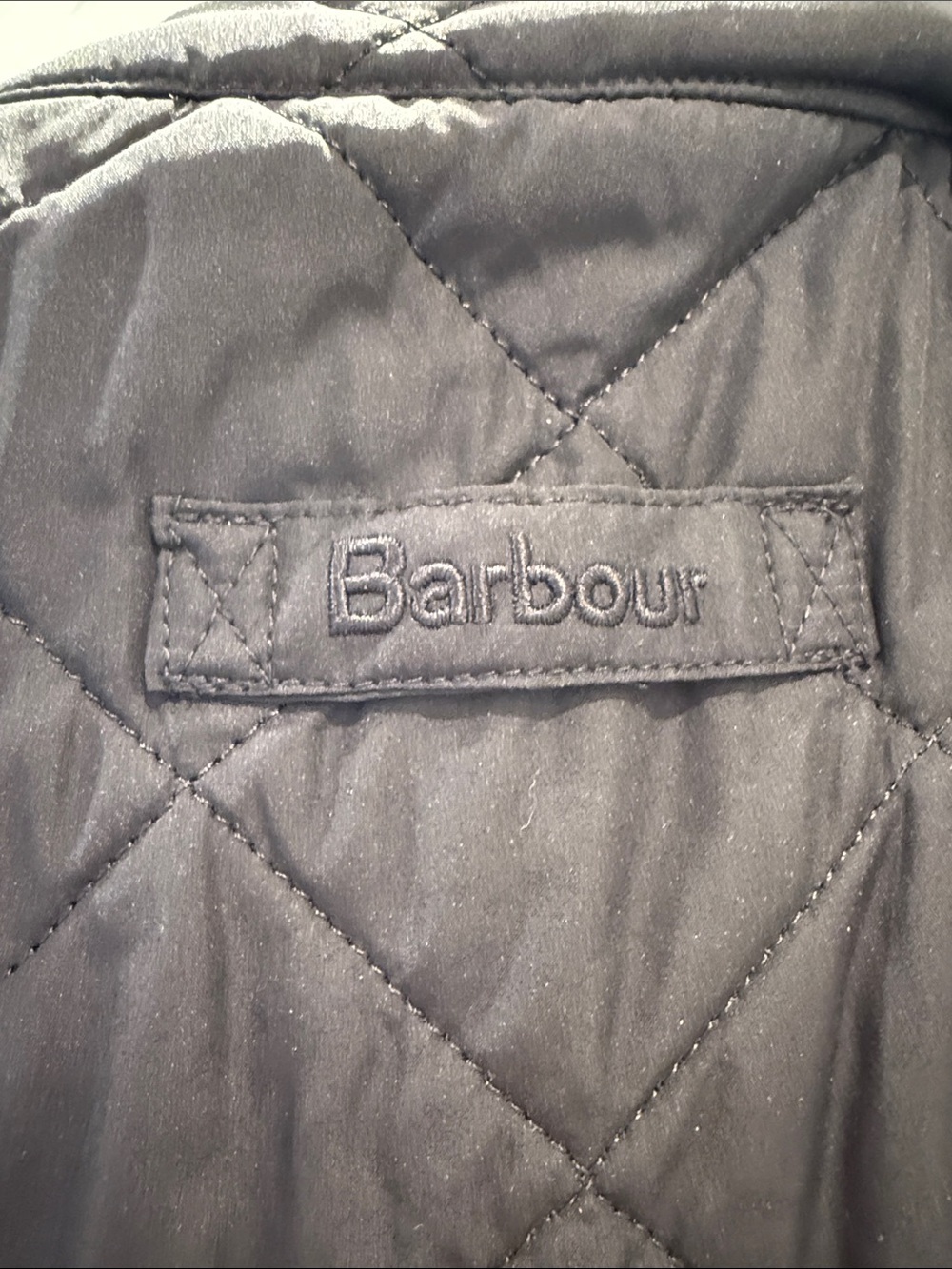 Barbour Quilted Black Inner Lining Vest - Picture 5 of 6